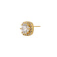 Gold-Polished Red Cz Drop Earring For Women - Wahe Jewels - Swadesiicart