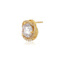 Gold-Polished With Cz Heart Drop Earring For Women - Wahe Jewels - Swadesiicart