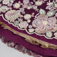 House of Panchhi Burgundy Net Sequins And Thread Embroidery Lehenga Choli & Dupatta | Swadesiicart