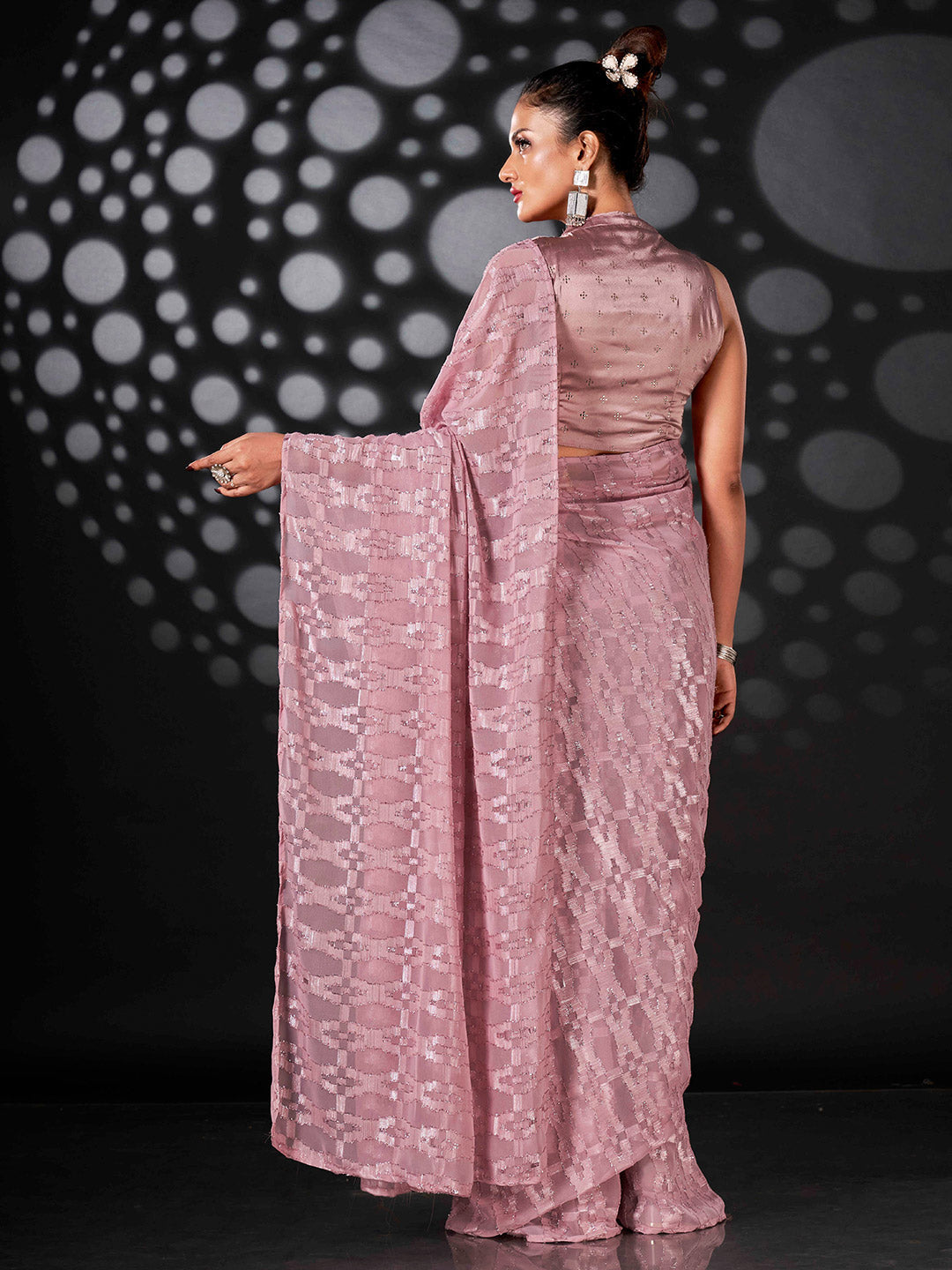 Tikhi Imli Embellished Saree | Swadesiicart