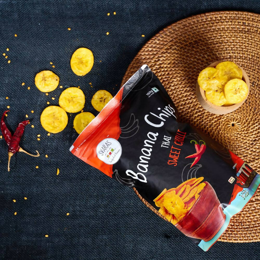 Svaras Kerala Banana Chips Thai Sweet Chilli - Swadesiicart