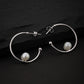 Gold-Polished Tasselled With Black Beaded Contemporary Drop Earring - Wahe Jewels - Swadesiicart