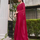 Tikhi Imli Striped Satin Ready to Wear Saree | Swadesiicart