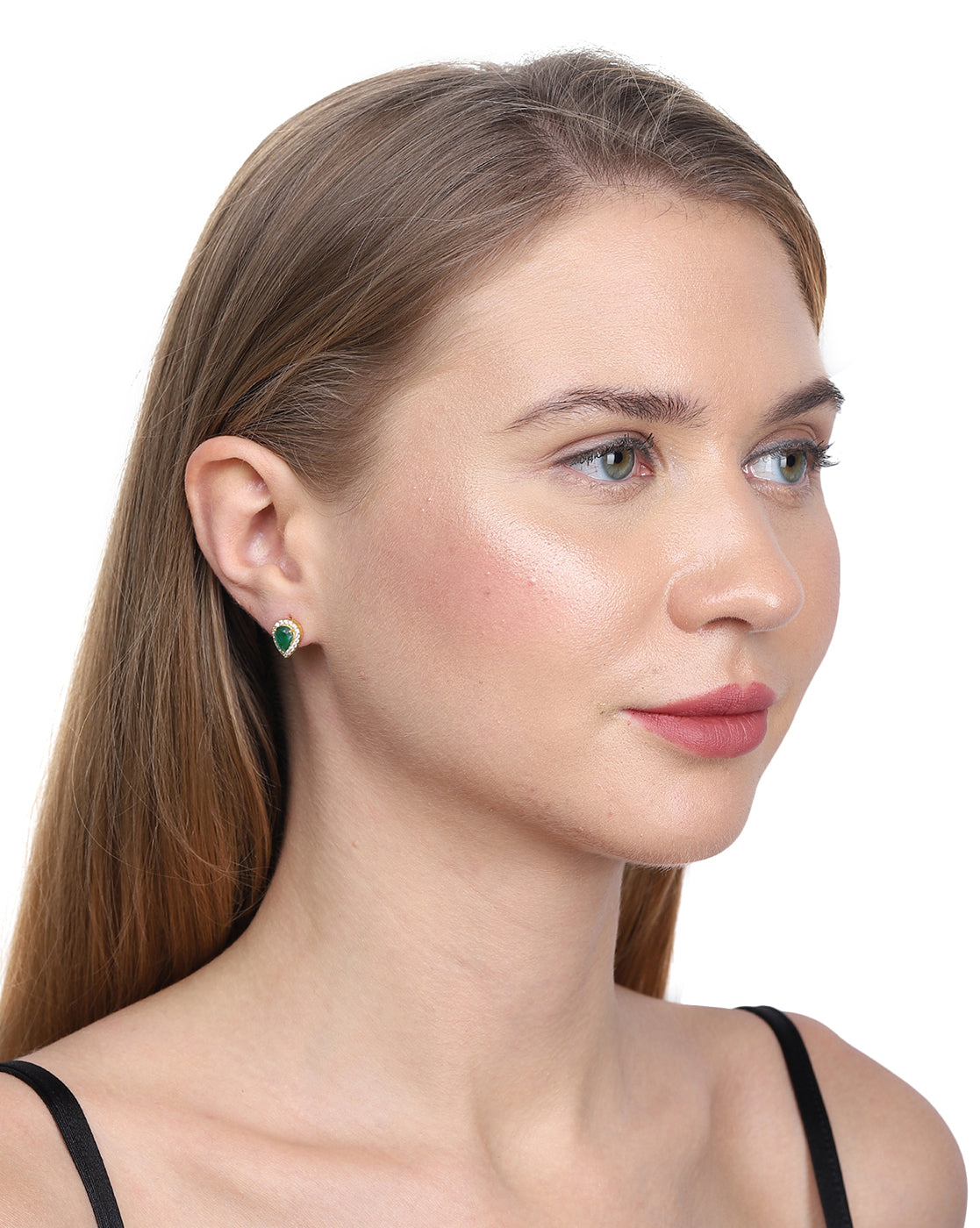 Gold-Polished Circular Drop Earring For Women - Wahe Jewels - Swadesiicart