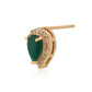 Gold-Polished Circular Drop Earring For Women - Wahe Jewels - Swadesiicart
