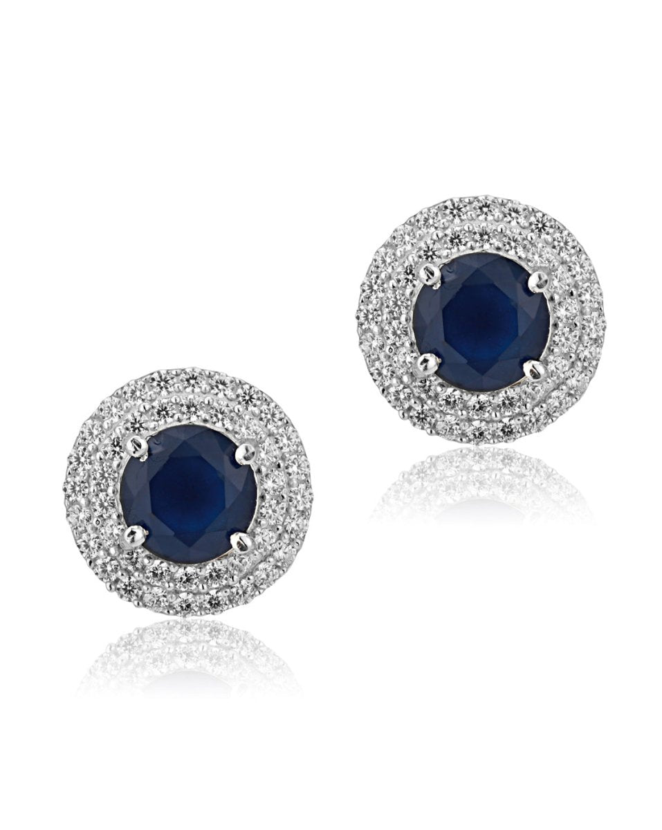 925 Sterling Silver Rhodium Plated White Pearl Contemporary Stud Earring - Wahe Jewels - Swadesiicart