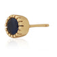Gold-Polished Cz Studded Circular Hoop Earrings For Women - Wahe Jewels - Swadesiicart