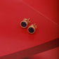 Gold-Polished Cz Studded Circular Hoop Earrings For Women - Wahe Jewels - Swadesiicart