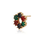 Gold-Polished With Cz Hoop Earring - Wahe Jewels - Swadesiicart