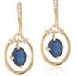 Rhodium Plated Cz Triangular Stud Earring For Women - Wahe Jewels - Swadesiicart