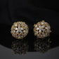 Gold-Polished Cz Stylish Ear Climber With Tassel Earring - Wahe Jewels - Swadesiicart