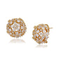 Gold-Polished Cz Stylish Ear Climber With Tassel Earring - Wahe Jewels - Swadesiicart