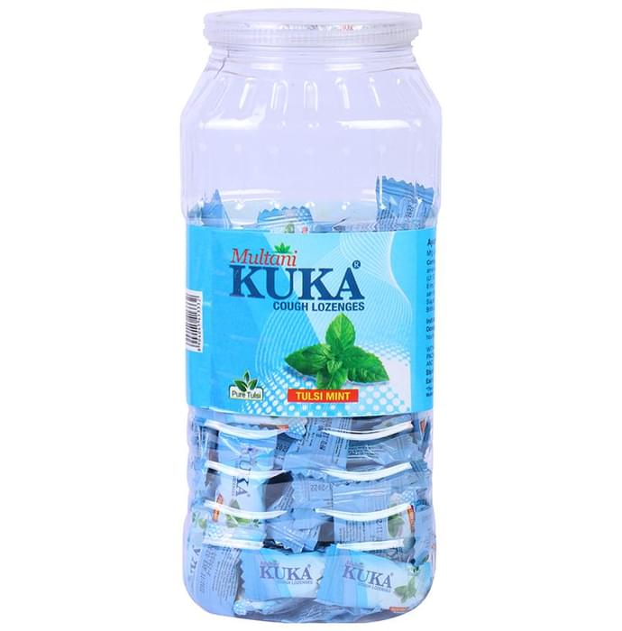 Multani Kuka Cough Lozenges Tulsi Mint | Swadesiicart
