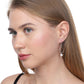 Silver Toned Circular Hoop Earring For Men - Wahe Jewels - Swadesiicart