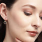 Silver & Gold-Polished Hoop Earring For Women - Wahe Jewels - Swadesiicart