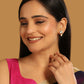 Nuyug 22K Gold Plated Kundan Stone Ethnic Mini Pearl Drop Studs | Swadesiicart