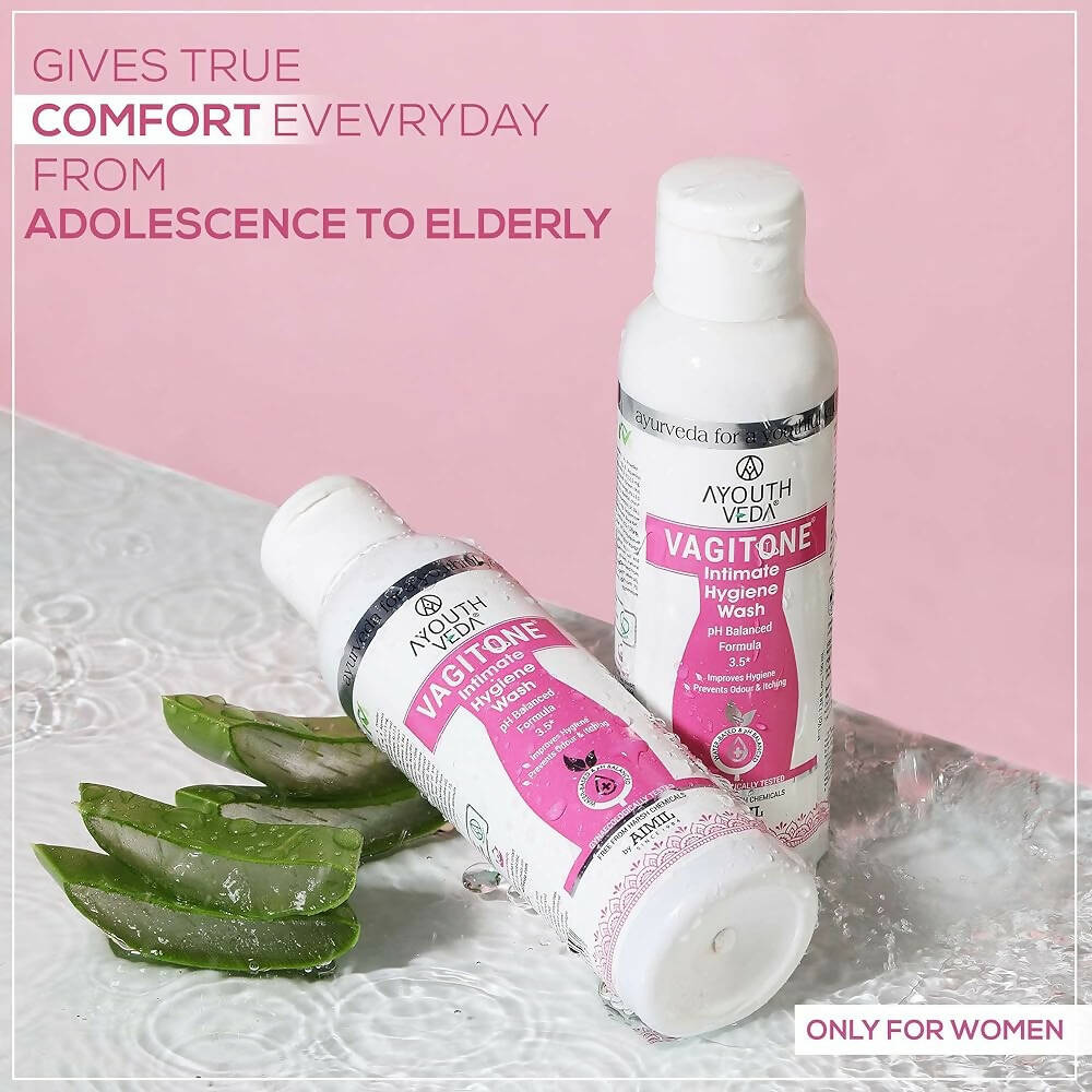 Ayouthveda Vagitone Intimate Hygiene Wash - Swadesiicart