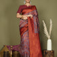 Shree Shyam Fashion Lichi Silk Grey Saree