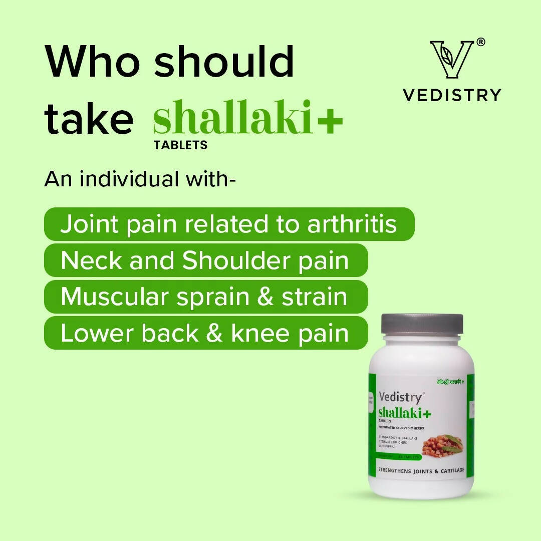 Vedistry Shallaki+ Tablets - Swadesiicart