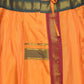 Sethukrishna Men Orange & Green Solid Readymade Dhoti Pant | Swadesiicart