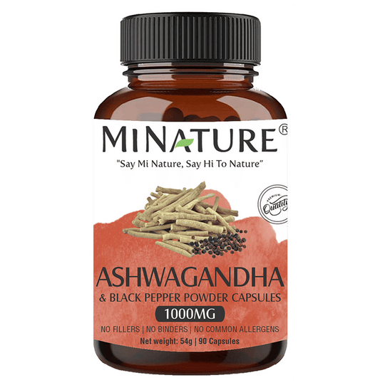 Minature Ashwagandha & Black Pepper Powder Capsules
