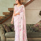 Tikhi Imli Floral Printed Sequinned Saree | Swadesiicart