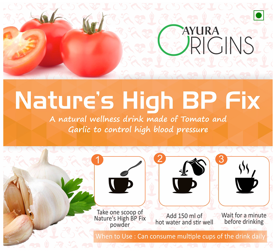 Ayura Origins Nature's High BP Fix Powder - Swadesiicart