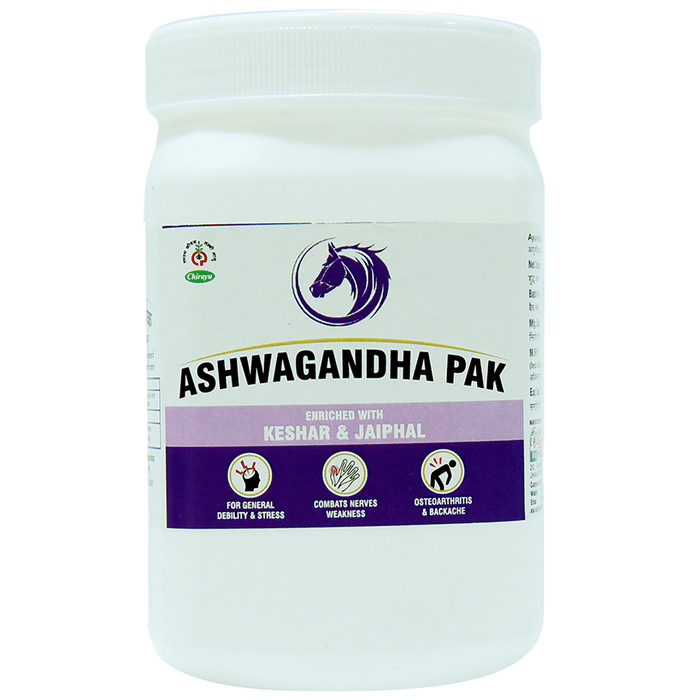 Chirayu Ashwagandha Pak Enriched with Keshar & Jaiphal | Swadesiicart