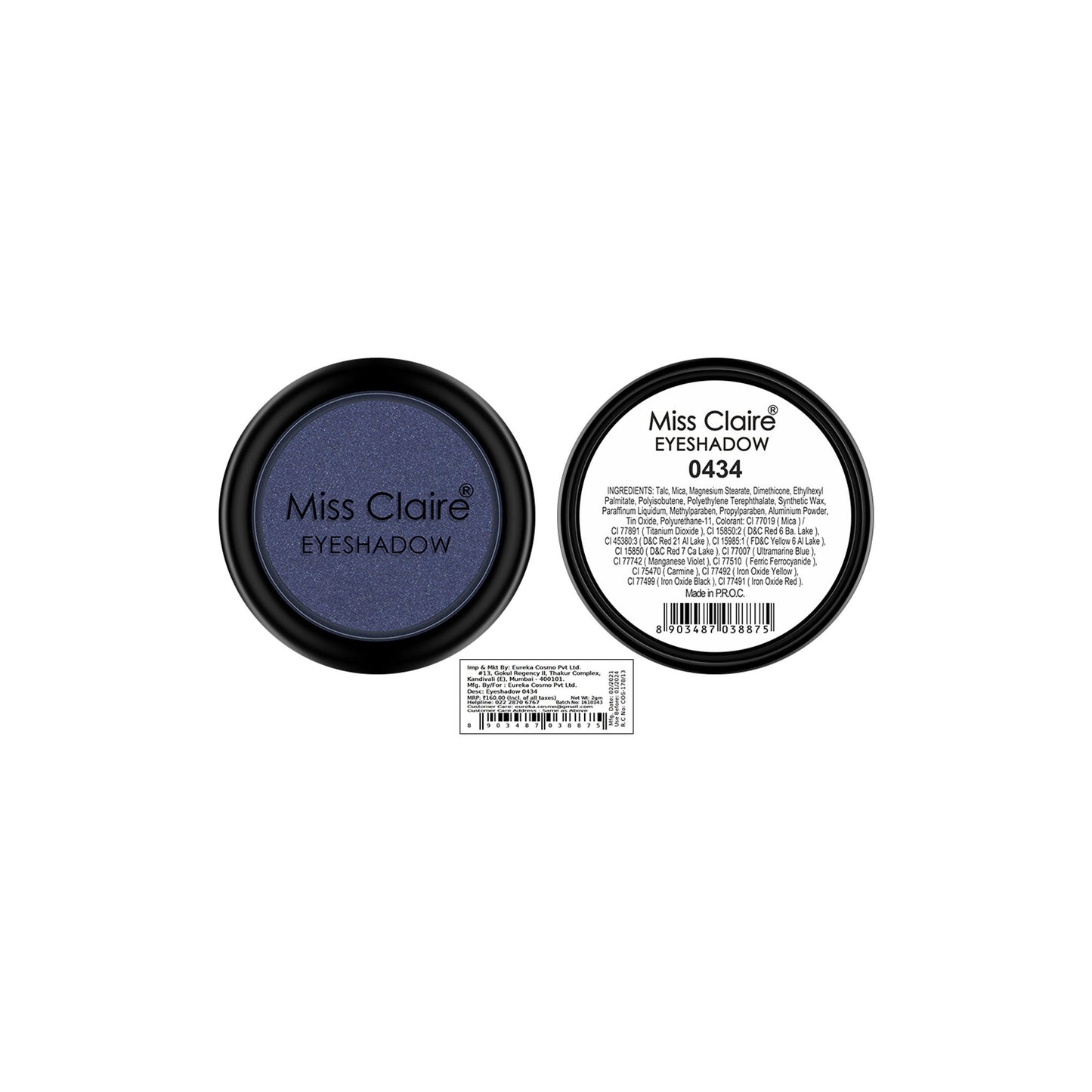 Miss Claire Single Eyeshadow - 434 | Swadesiicart