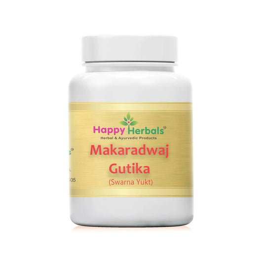 Happy Herbals Makaradwaj Gutika | Swadesiicart