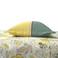 MYTRIDENT Yellow White Floral Cotton 144 TC Queen Bedsheet With 2 Pillow Covers - Swadesiicart