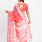 Shree Shyam Fashion Linen Cotton Sky Blue Saree