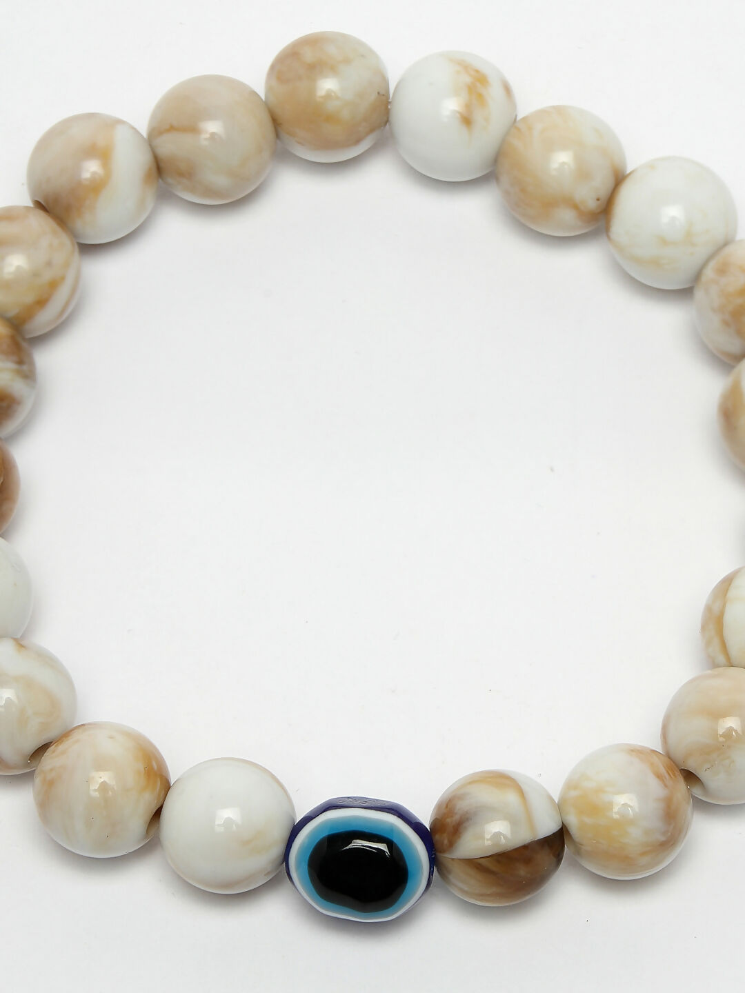 NVR Men & Women Marble Evil Eye Adjustable Bracelet - Swadesiicart