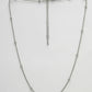 NVR Women's Set of 2 Silver & Gold Rhodium-Plated Minimal Chain | Swadesiicart