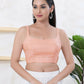Joban Fashion Baby-Pink Shift Sleeveless Back Open Blouse - Swadesiicart