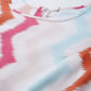 Ahalyaa White & Pink Zig Zag Striped Basic Jumpsuit - Swadesiicart