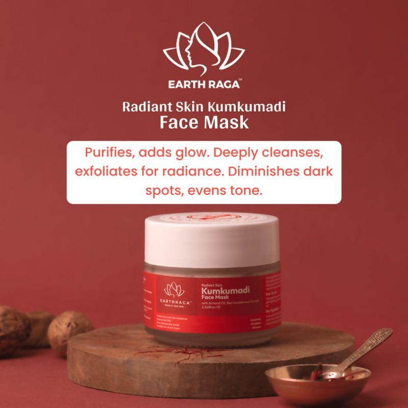Earthraga Radiant Skin Kumkumadi Face Mask | Swadesiicart