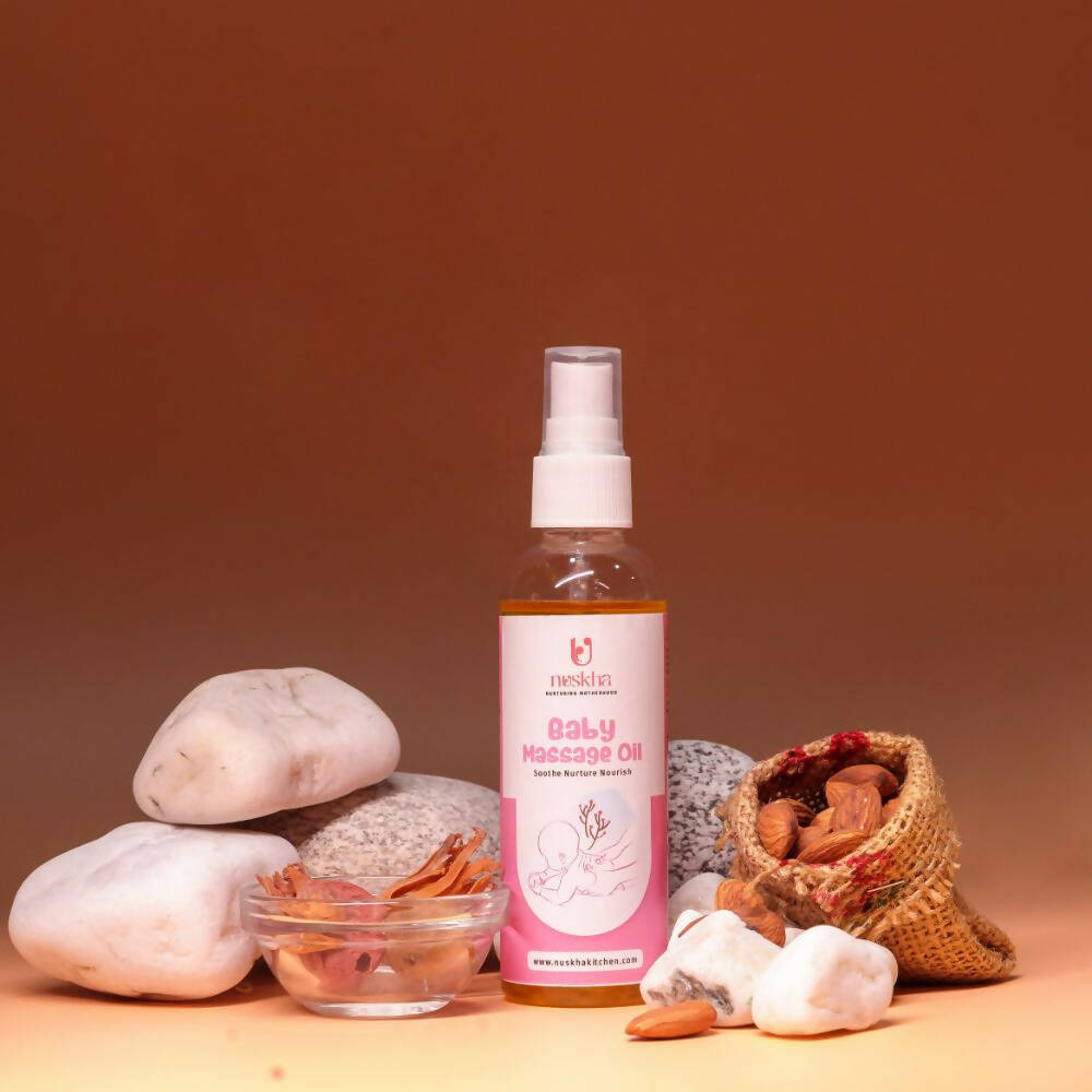 Nuskha Baby Massage Oil - Swadesiicart