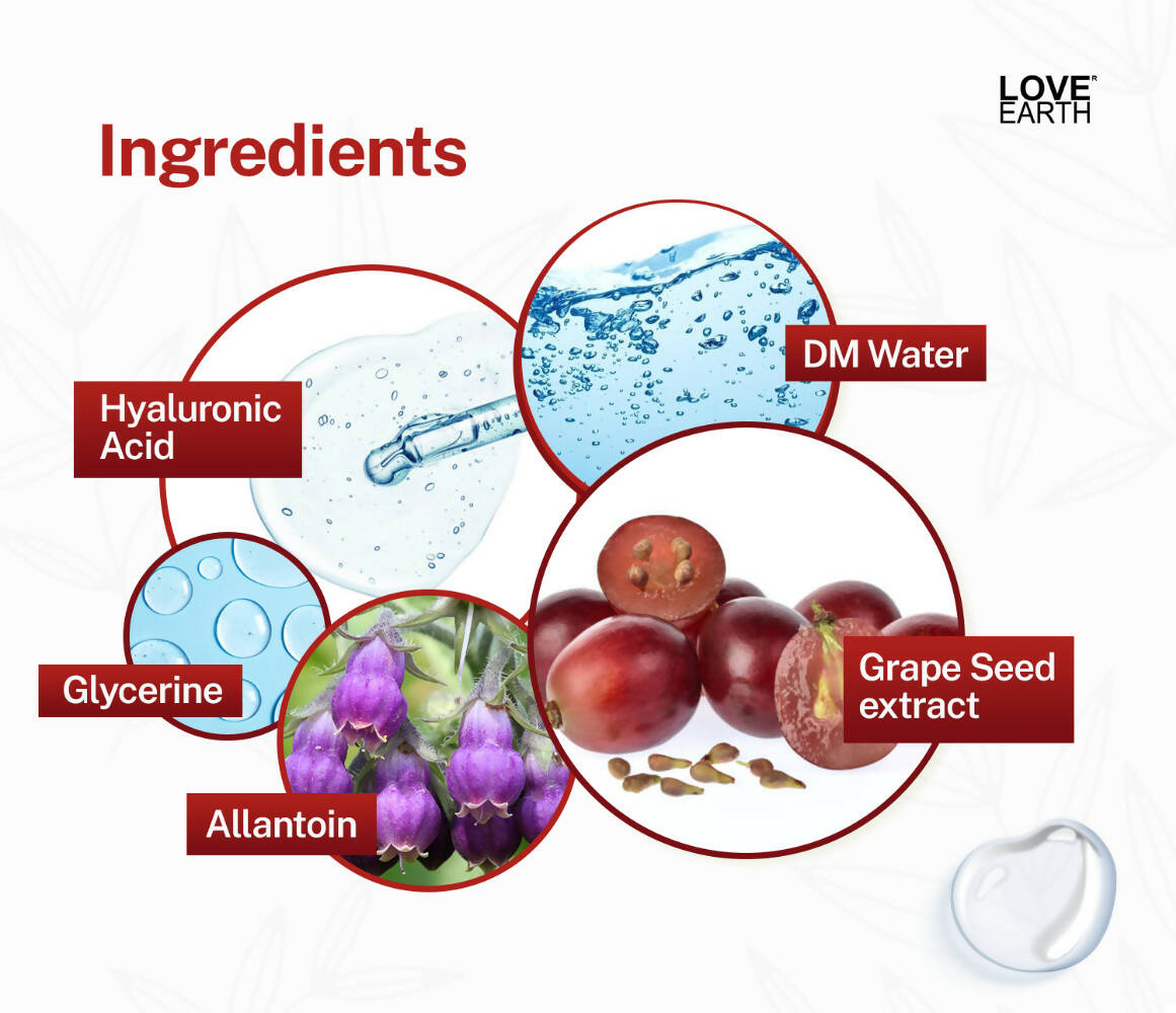 Love Earth Hyaluronic Acid Toner - Swadesiicart