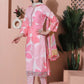 Jyoti Fashion Women's Pink Cotton Floral Digital Print & Floral Embroidered Cutwork Border Sequins Work Kurta with Trouser & Dupatta | Swadesiicart