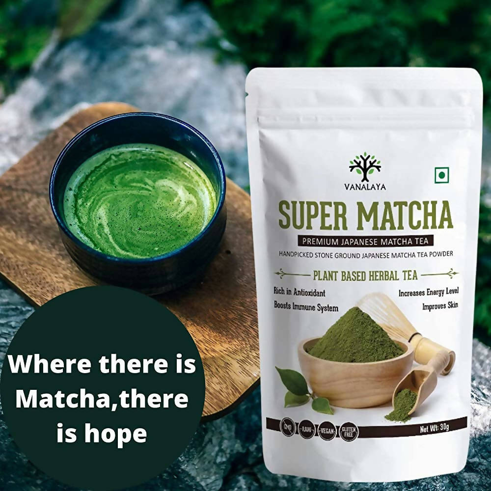 Vanalaya Super Matcha Plant Based Herbal Tea | Swadesiicart