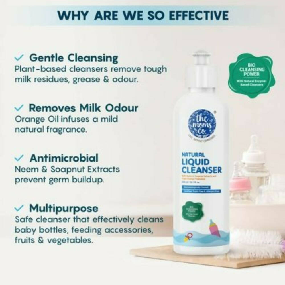 The Moms Co Natural Liquid Cleanser - Swadesiicart
