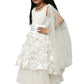 Asmaani Kids Party Wear Stylish Dresses, Perfect for Parties, Functions & Vacations - White