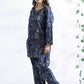 Breathables Abstract Cotton Co-Ord Set – Blue