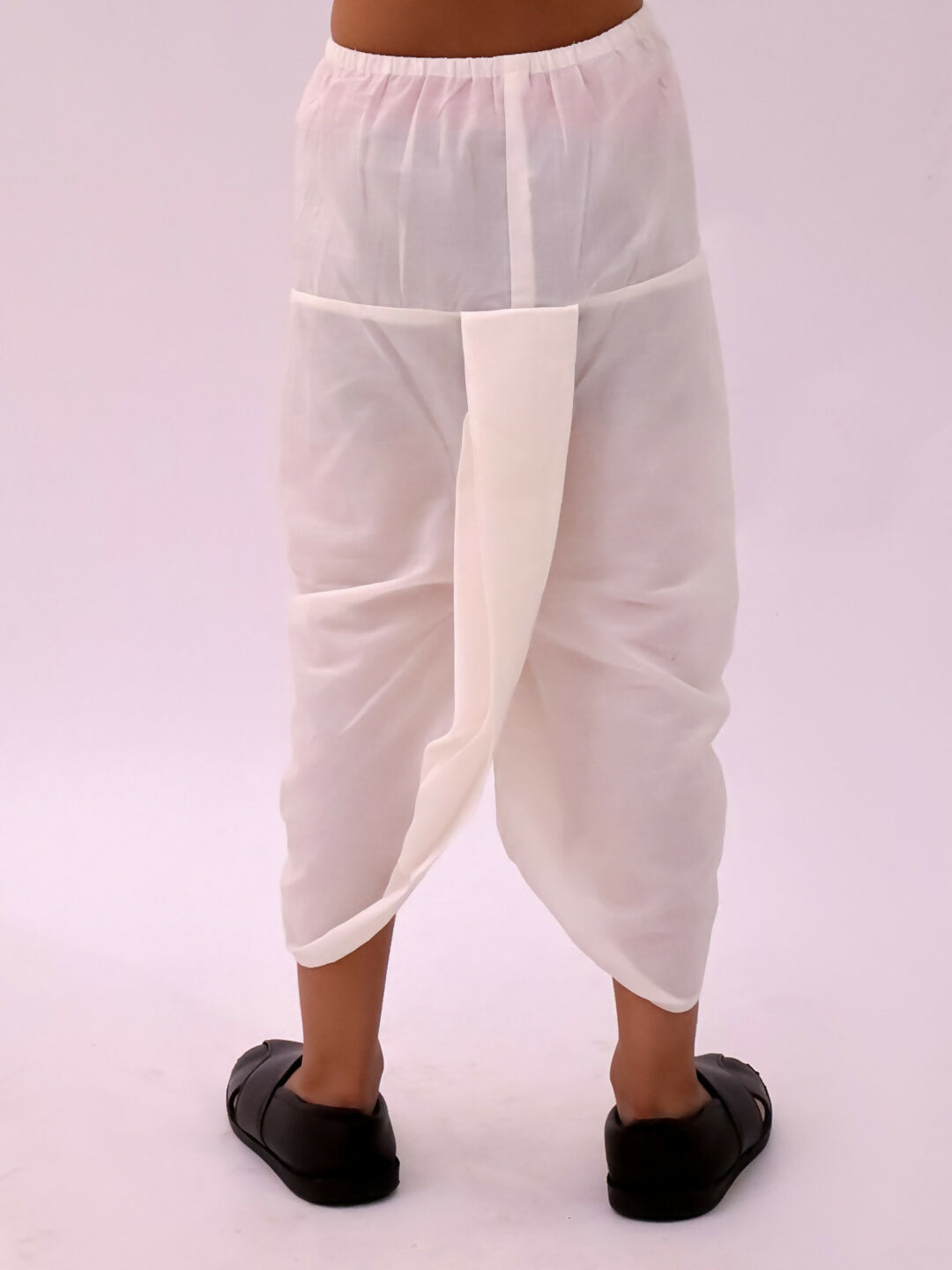 Lil Drama Mishti Off White Kurta Dhoti Set For Boys | Swadesiicart