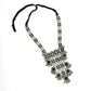 Mominos Fashion Johar Kamal Oxidised Silver-Plated Brass Finish Black Kundan Afghani Long Necklace For Women | Swadesiicart