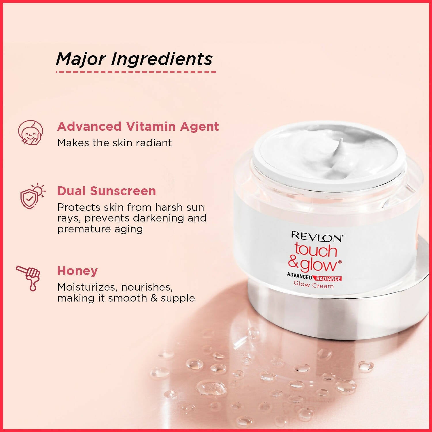Revlon Touch & Glow Advanced Radiance Glow Cream - Swadesiicart