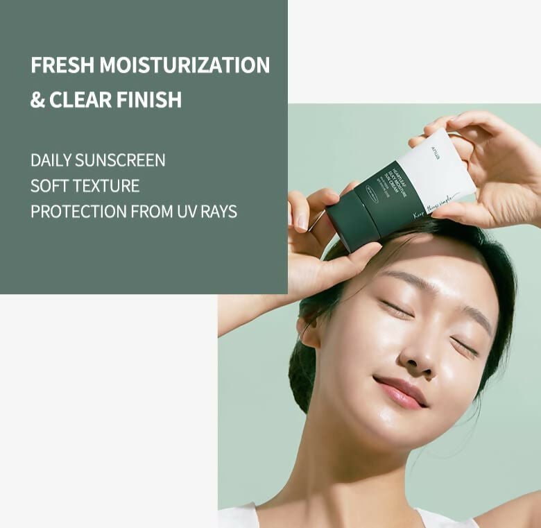 Anua Hearleaf Silky Moisture Suncream - Korean Skincare | Swadesiicart