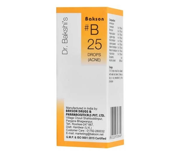 Bakson's Homeopathy B25 Drops | Swadesiicart