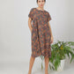 Breathables Women Cotton Printed Loungewear Nightie Blue I Night Wear | Nighty | Jaipuri Print